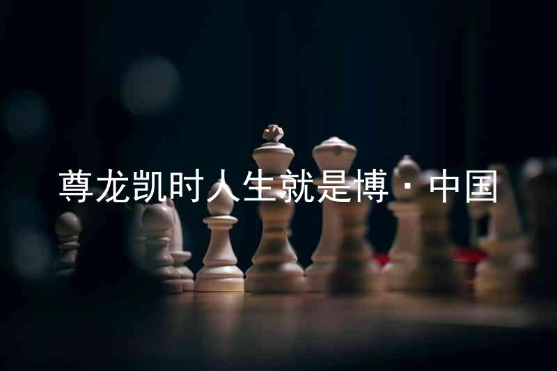 尊龙凯时人生就是博·中国